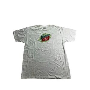 Vintage 2000s Mountain Dew Xbox 360 Promo T Shirt White Size XL Y2K, Anvil